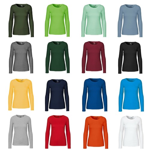 Damen langarmshirt fairtrade - damen,