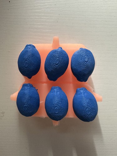 Zitrone stück silikonform - zitrone, 6